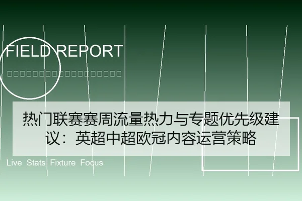 热门联赛赛周流量热力与专题优先级建议：英超中超欧冠内容运营策略